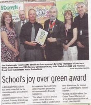 School's Joy Over Green Award!
