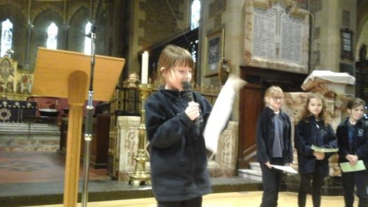 Christmas worship at Holy Trinity Church